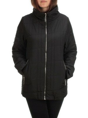 22340 BLACK Куртка демисезонная женская (80 гр. синтепон)