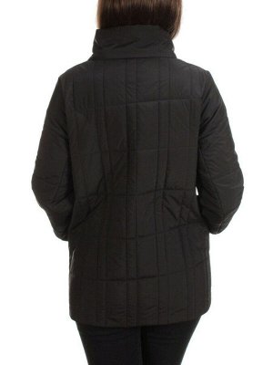 22340 BLACK Куртка демисезонная женская (80 гр. синтепон)