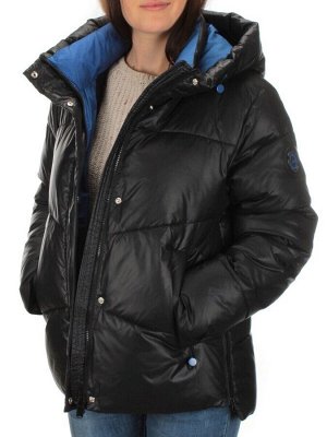21069 BLACK Куртка зимняя женская Flance Rose (200 гр. холлофайбер)