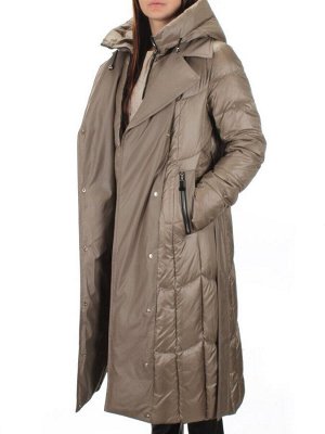 A31 DK. BEIGE Пальто зимнее женское ANAVISTA (био-пух)