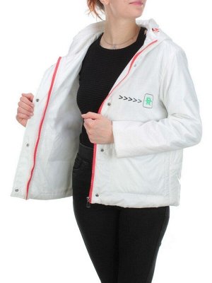 005 WHITE Куртка демисезонная женская (100 гр. синтепон)