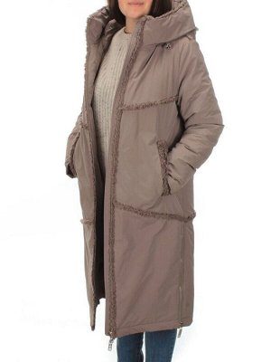 A70 DARK BEIGE Пальто зимнее женское ANAVISTA (200 гр. холлофайбер)
