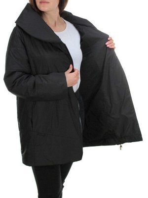 22222 BLACK Куртка демисезонная женская (80 гр. синтепон)