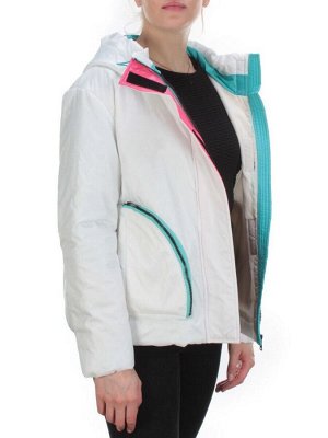 008 WHITE Куртка демисезонная женская (100 гр. синтепон)