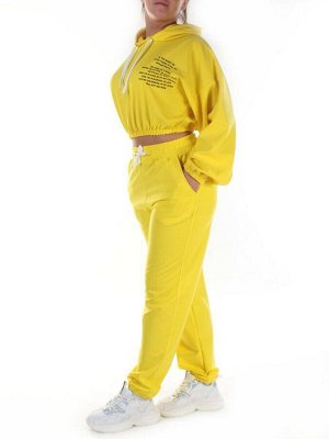 Y303 YELLOW Спортивный костюм женский (100% хлопок)