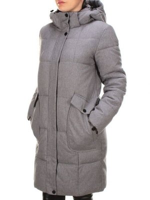 350 GRAY Пальто женское зимнее (200 гр. холлофайбера)