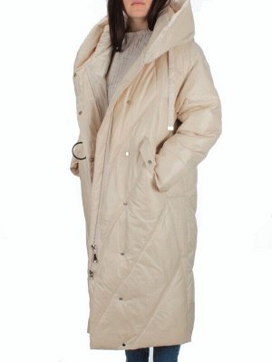 22-203 LT. BEIGE Пальто зимнее женское (200 гр. тинсулейт)