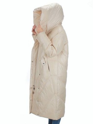 22-203 LT. BEIGE Пальто зимнее женское (200 гр. тинсулейт)