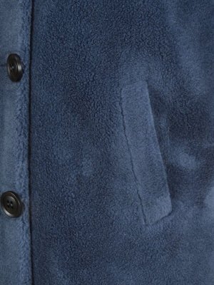 1910 DK. BLUE Дубленка женская зимняя SHARK WARSHIP (60% кашемир, 40% вискоза)