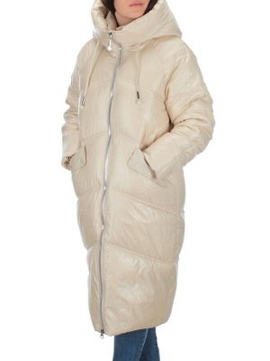 S8086 LT. BEIGE Пальто зимнее женское (200 гр. тинсулейт)