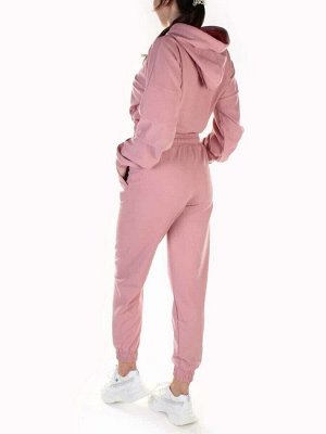 Y276 PINK Спортивный костюм женский (100% хлопок)