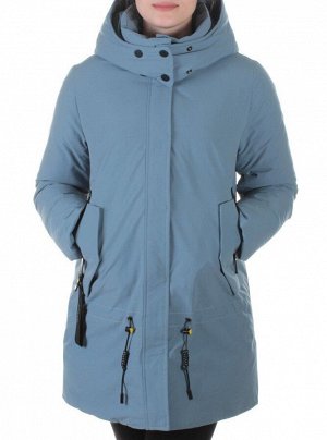 M9072 GRAY/LT.BLUE Пальто зимнее женское Snowpop