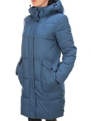 350 BLUE Пальто женское зимнее (200 гр. холлофайбера)