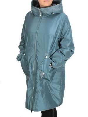 BM-15 GRAY/GREEN Куртка демисезонная женская (100 гр. синтепон)