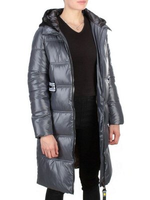 2193 DARK GREY Куртка зимняя женская AIKESDFRS (200 гр. холлофайбера)