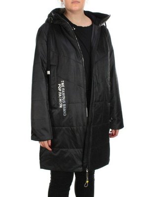 BM-06 BLACK Куртка демисезонная женская АЛИСА (100 гр. синтепон)