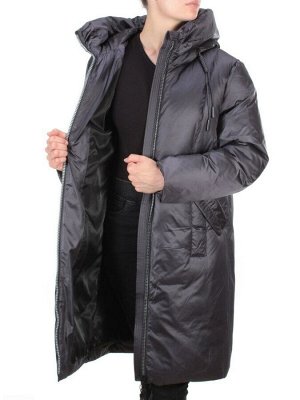 8056 DK. GRAY Пальто зимнее женское SIYAXINGE (200 гр. холлофайбера)
