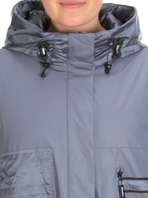 BM-07 LIGHT GRAY Куртка демисезонная женская (100 гр. синтепон)