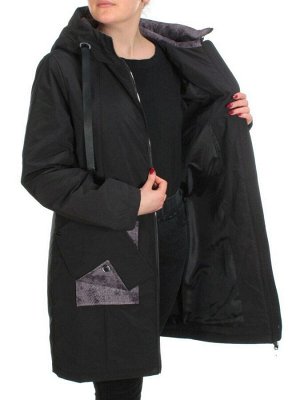 BM-12 BLACK Куртка демисезонная женская АЛИСА (100 гр. синтепон)