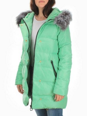 15113 GREEN Куртка зимняя облегченная женская (150 гр. холлофайбер)
