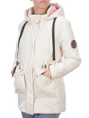 8251 MILK Куртка демисезонная женская BAOFANI (100 гр. синтепон)