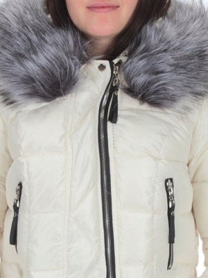 F15-88 MILK Куртка зимняя женская (200 гр. холлофайбера)