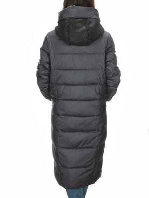 C1076 DK. GRAY Пальто зимнее женское (200 гр. холлофайбер)
