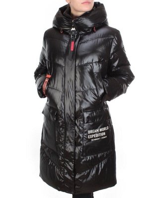 YR-986 BLACK Куртка зимняя женская COSEEMI (200 гр. холлофайбера)