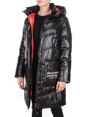YR-986 BLACK Куртка зимняя женская COSEEMI (200 гр. холлофайбера)