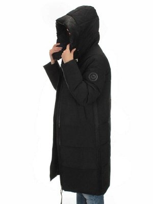 C1046 BLACK Пальто зимнее женское (200 гр. холлофайбер)