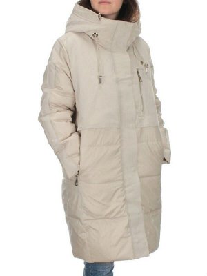 C223 LT. BEIGE Куртка зимняя женская (200 гр. холлофайбера)