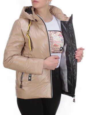 8260 BEIGE Куртка демисезонная женская BAOFANI (100 гр. синтепон)