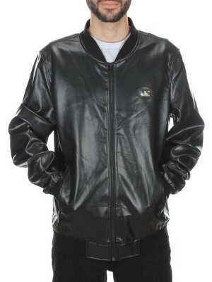 P2148 BLACK Куртка из эко-кожи мужская