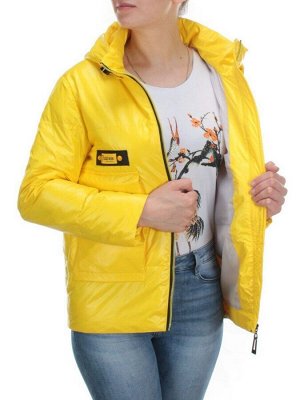 8267 YELLOW Куртка демисезонная женская BAOFANI (100 гр. синтепон)