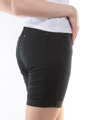 AL-0953 Шорты джинсовые женские (65% хлопок, 35% полиэстер)