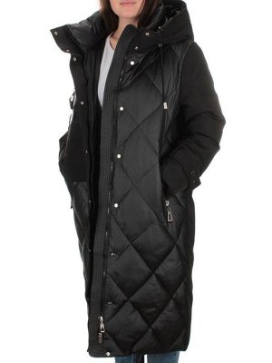 C230 BLACK Пальто зимнее женское (200 гр. холлофайбер)
