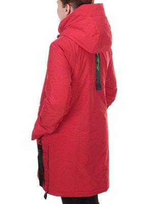101-1 RED Пальто демисезонное женское FAMILY (100 гр. синтепон)