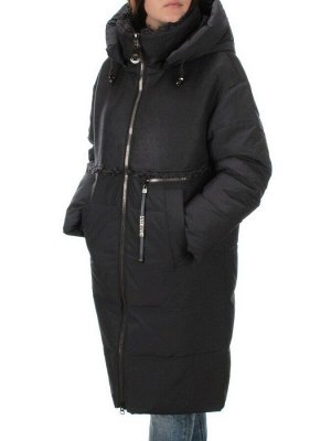 C1041 DK.GRAY Пальто зимнее женское (200 гр .холлофайбер)