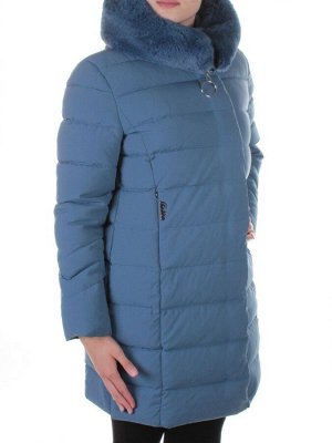 222 GRAY/LT. BLUE Пальто женское зимнее Wisbeer