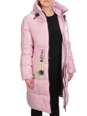 2190 PINK Пальто женское зимнее AKIDSEFRS (200 гр. холлофайбера)