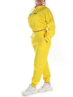 Y294 YELLOW Спортивный костюм женский (100% хлопок)
