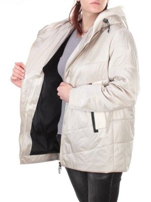 22-307 BEIGE Куртка демисезонная женская AKiDSEFRS (100 гр.синтепона)