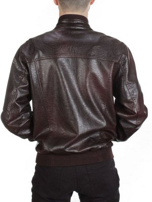 005 BROWN Куртка из эко-кожи мужская