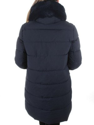 228 DK. BLUE Пальто женское зимнее Wisbeer