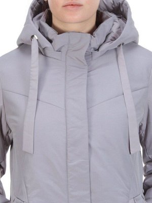 6026 GRAY Куртка демисезонная женская DATURA (100 гр. синтепон)