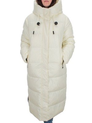 H-2202 WHITE Пальто зимнее женское (200 гр .холлофайбер)