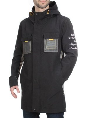 A10 BLACK Куртка мужская демисезонная FASHION (100% полиэстер)