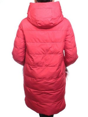 Y017-617 RED Пальто зимнее женское (био-пух)