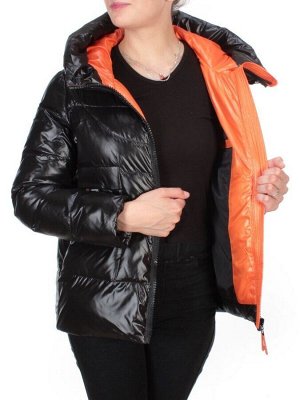 2197-1 BLACK Куртка зимняя женская MONGEDI (200 гр. холлофайбера)
