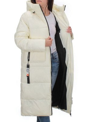 H-2209 WHITE Пальто зимнее женское (200 гр .холлофайбер)